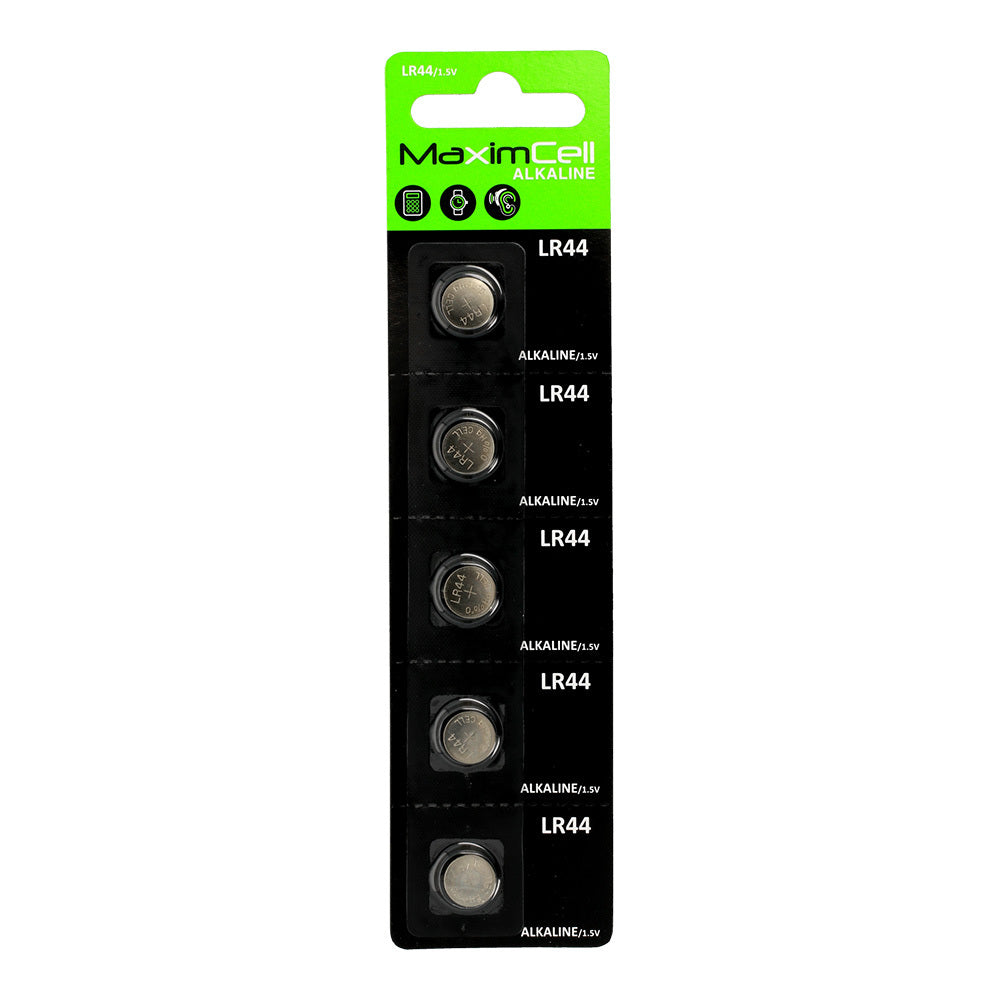 Baterie MaximCell, V13GA / LR44, Set 5 bucati