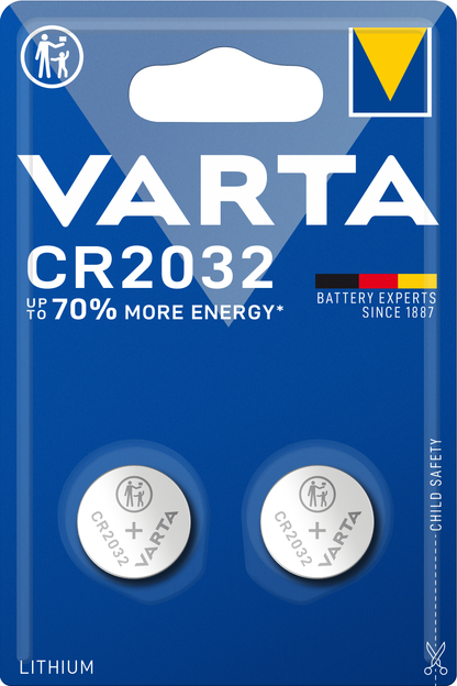 Baterie Varta, CR2032, Set 2 bucati