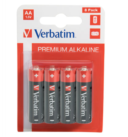 Baterie Verbatim Premium, AA / LR6, Set 8 bucati 49503