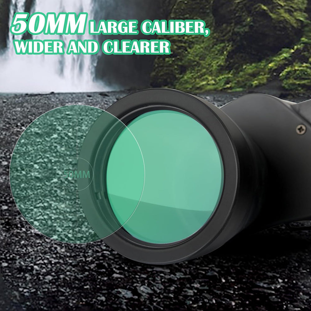 Binoclu Techsuit BN3, 20x, 50mm, Negru