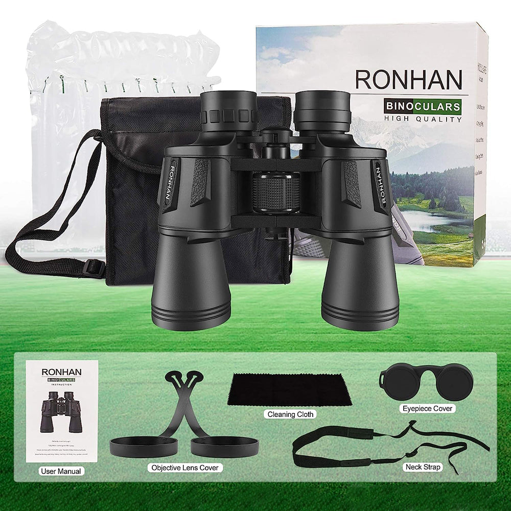 Binoclu Techsuit BN3, 20x, 50mm, Negru