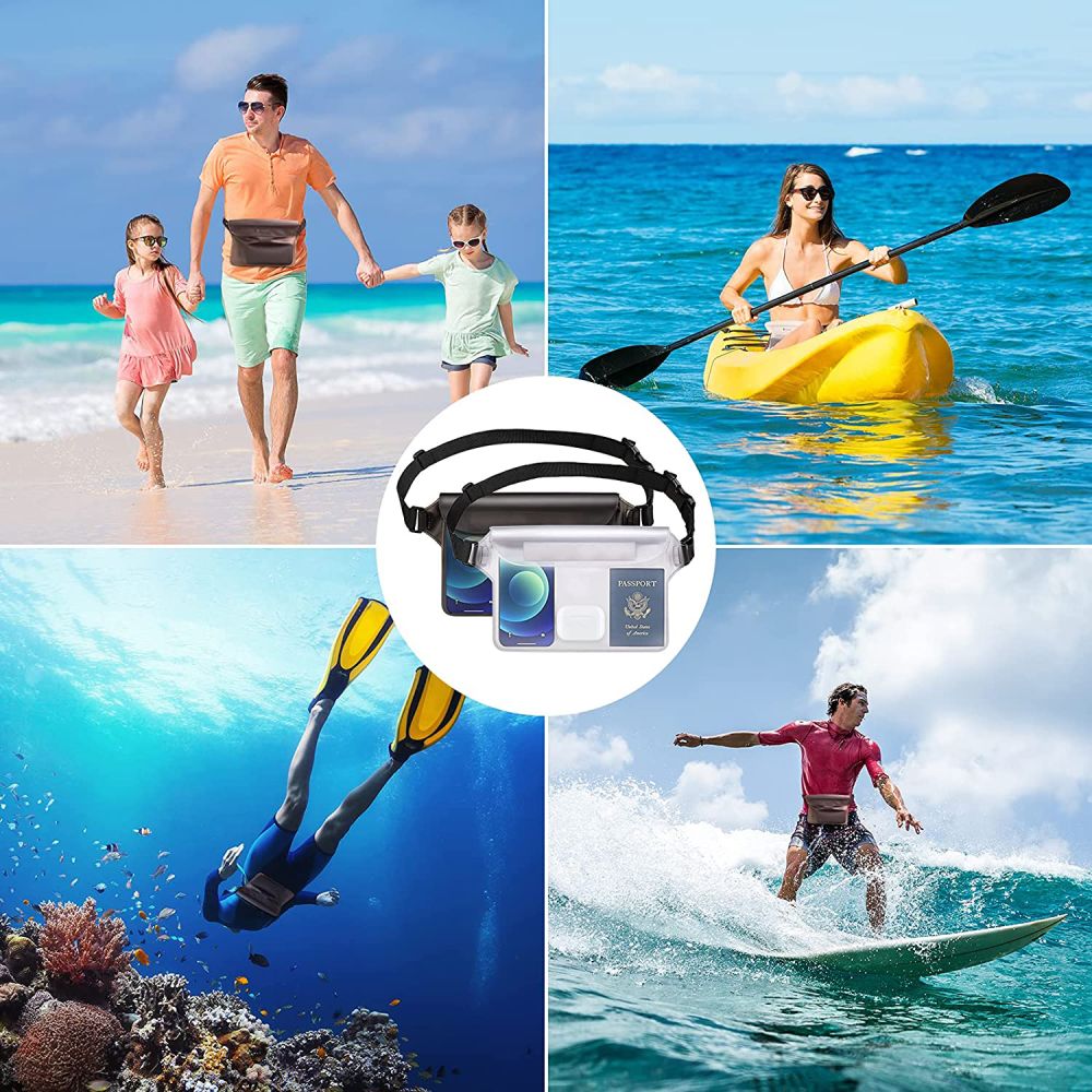 Borseta Waterproof Techsuit, Universala, Albastra
