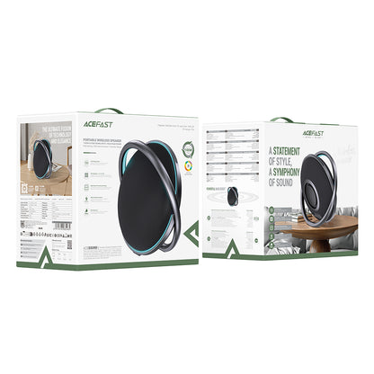 Boxa Bluetooth Acefast K5 Pro, 100W, RGB, Waterproof, Neagra