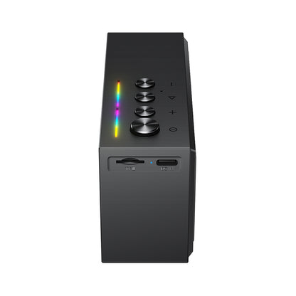 Boxa Bluetooth Acefast K9 Go, 7W, TWS, RGB, Waterproof, Neagra