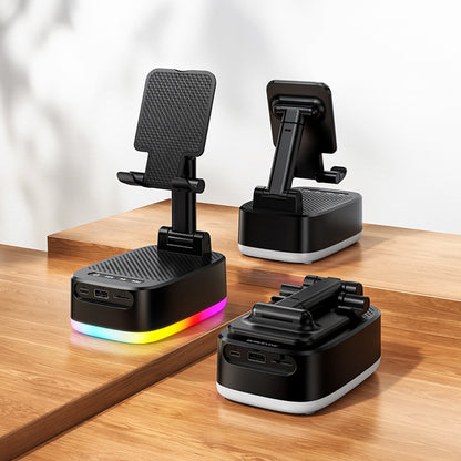 Boxa Bluetooth Borofone BR200 Marea 2in1, 5W, TWS, RGB, Neagra