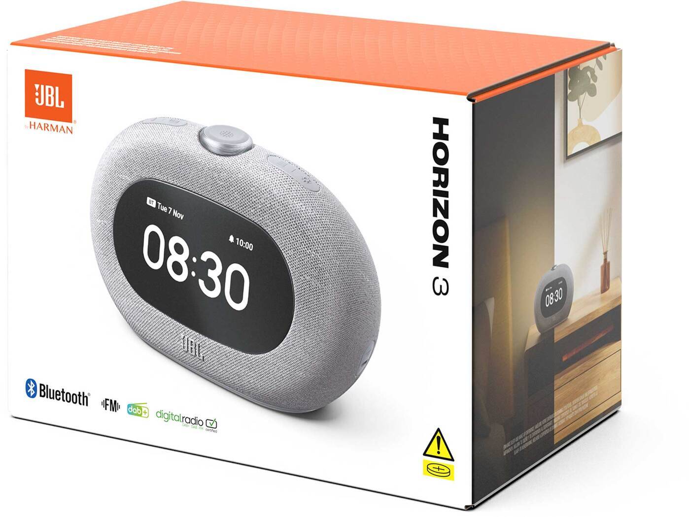 Boxa Bluetooth JBL Horizon 3, 2 x 5W, Pro Sound, Gri JBLHORIZON3GRY