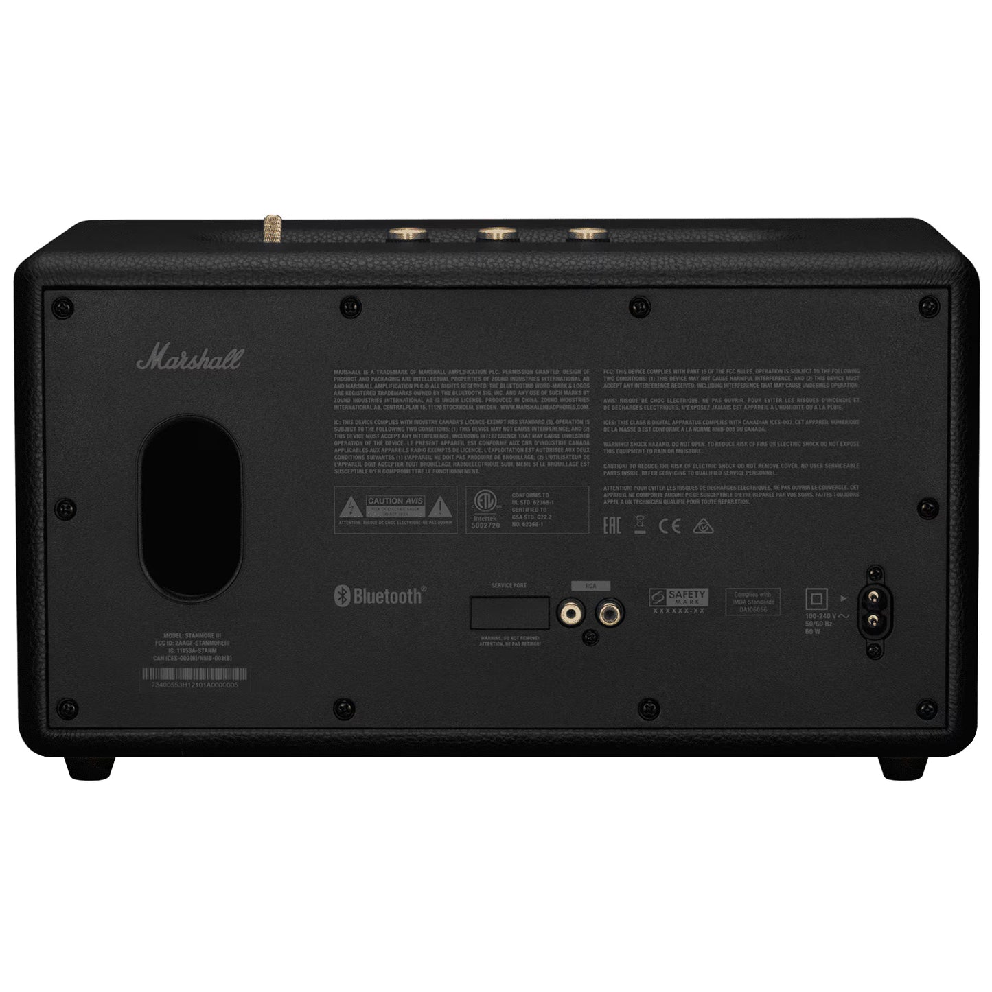 Boxa Bluetooth Marshall Stanmore III, 80W, Neagra