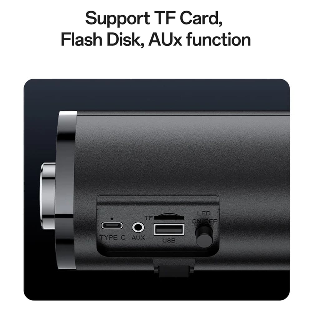 Boxa Bluetooth Yesido YSW27, 10W, RGB, Neagra