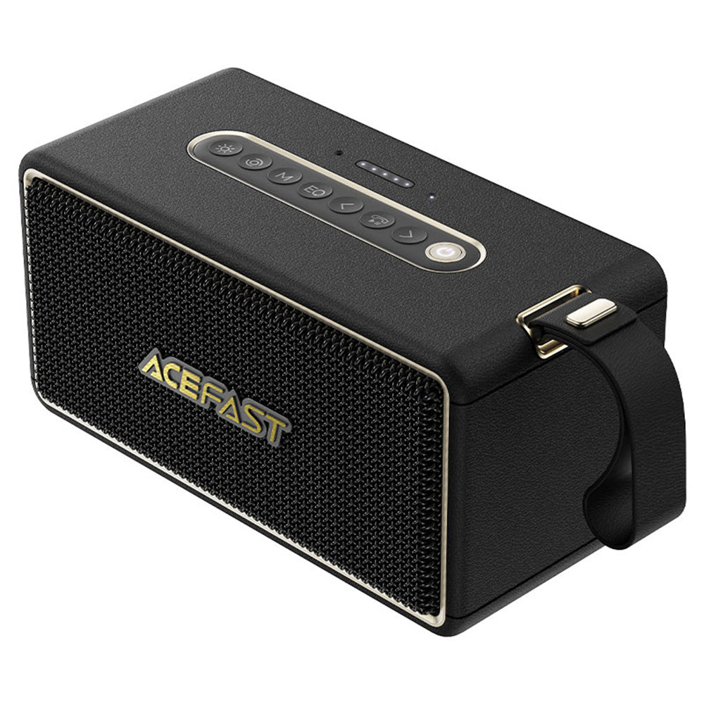 Boxa Portabila Bluetooth Acefast K3 Max, 80W, RGB, Waterproof, Neagra