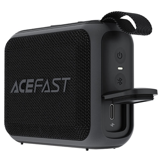 Boxa Portabila Bluetooth Acefast K4 Go, 5W, Waterproof, Neagra