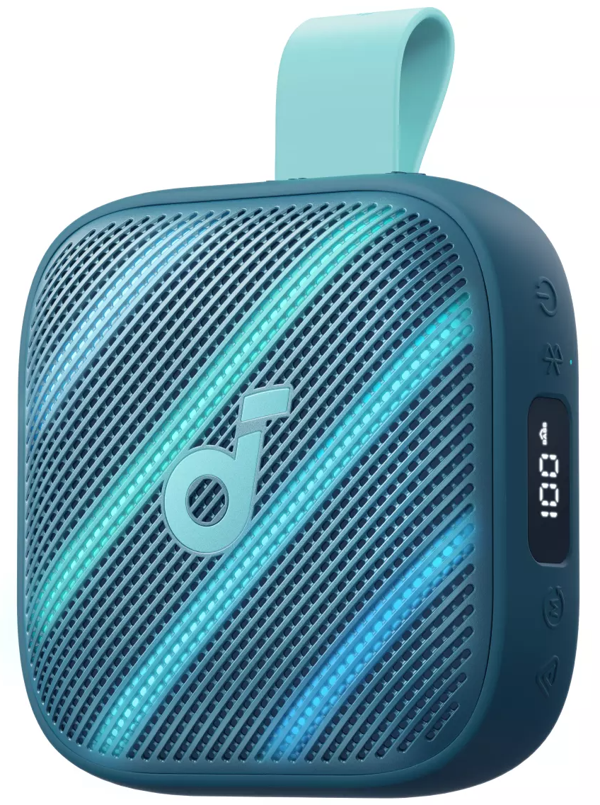 Boxa Portabila Bluetooth Anker SoundCore Boom Go 3i, 15W, TWS, RGB, Waterproof, Albastra D5103030