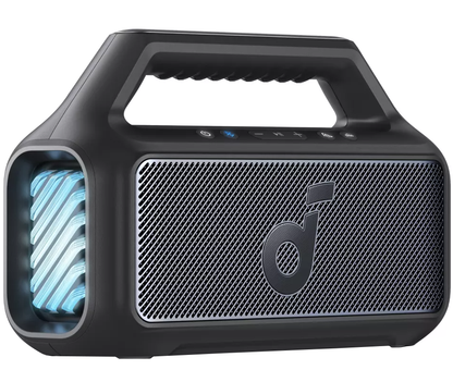 Boxa Portabila Bluetooth Anker SoundCore Boom 2 New Version, 80W, TWS, RGB, Waterproof, Neagra A3138012