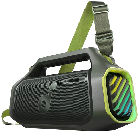 Boxa Portabila Bluetooth Anker SoundCore Boom 2 Plus, 140W, TWS, RGB, Waterproof, Verde A3134062