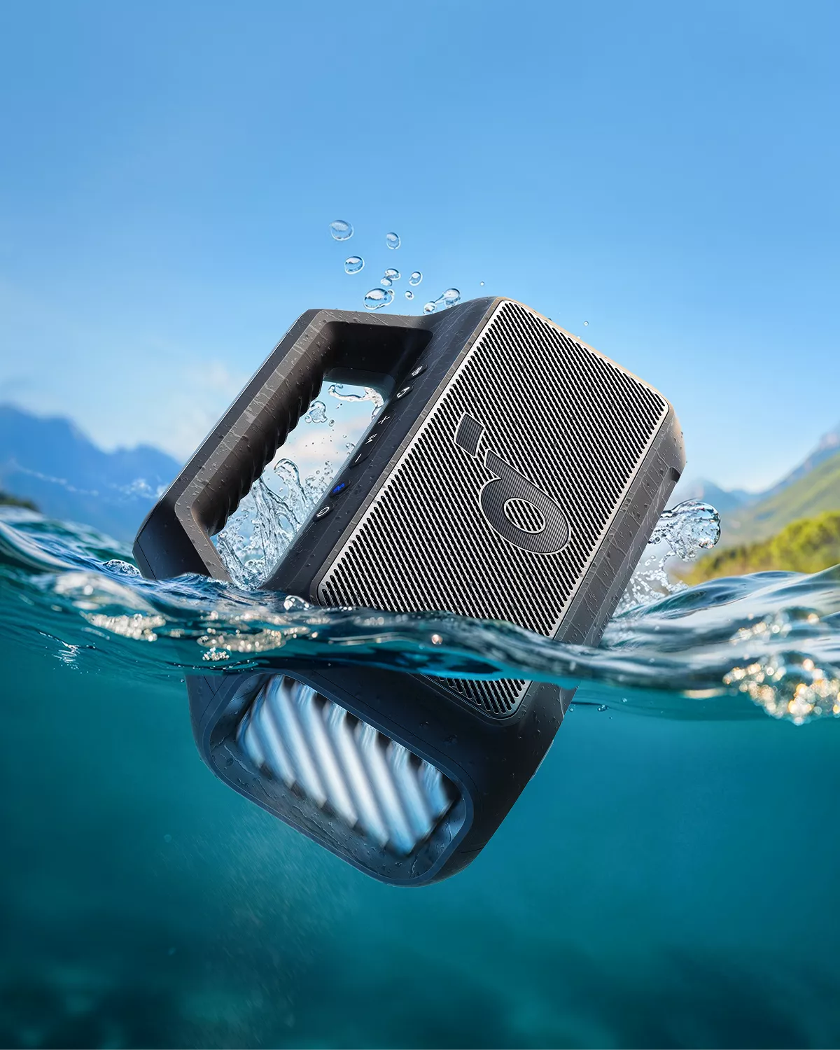 Boxa Portabila Bluetooth Anker SoundCore Boom 2 New Version, 80W, TWS, RGB, Waterproof, Neagra A3138012