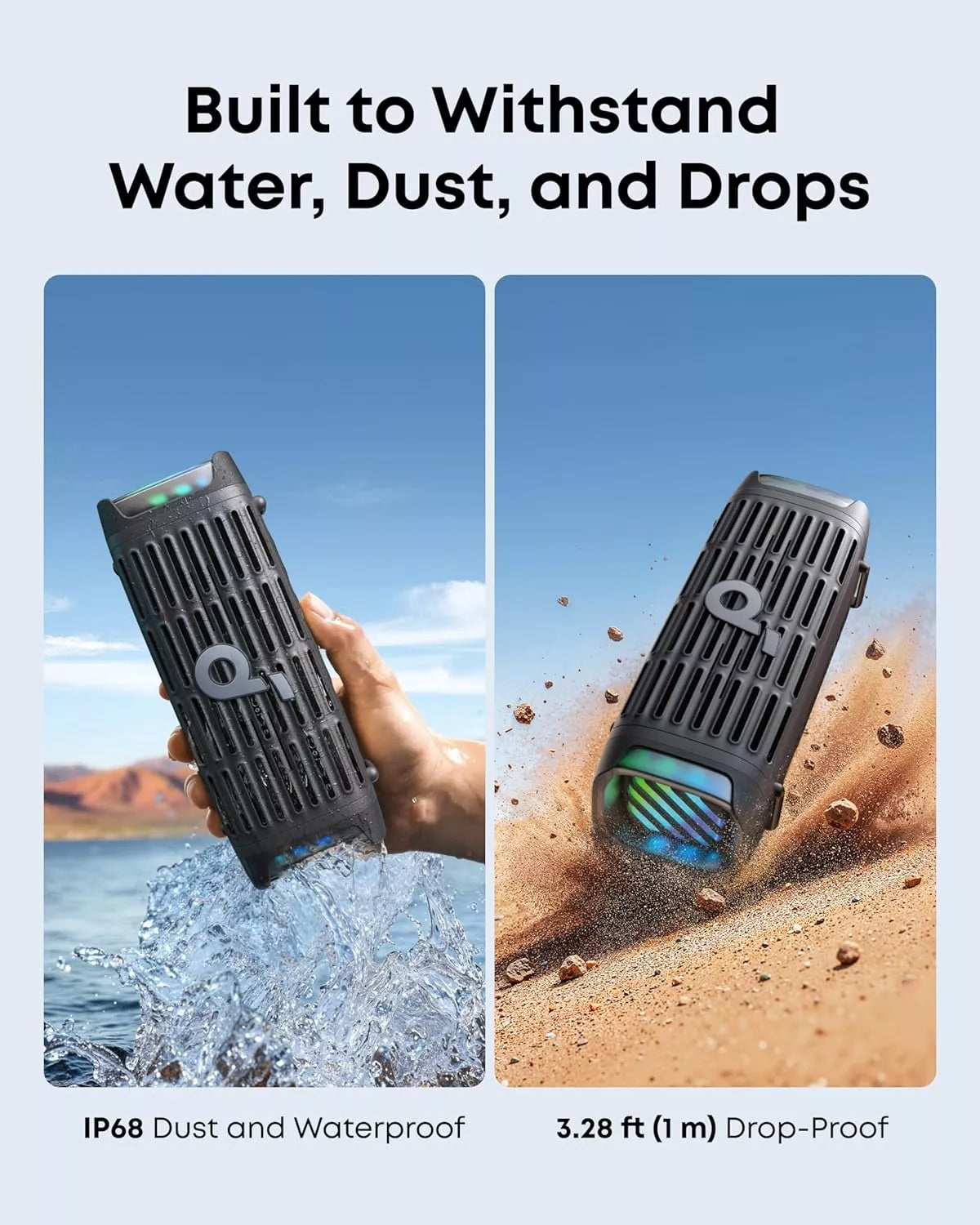 Boxa Portabila Bluetooth Anker SoundCore Boom 3i, 50W, RGB, Waterproof, Neagra D5100010