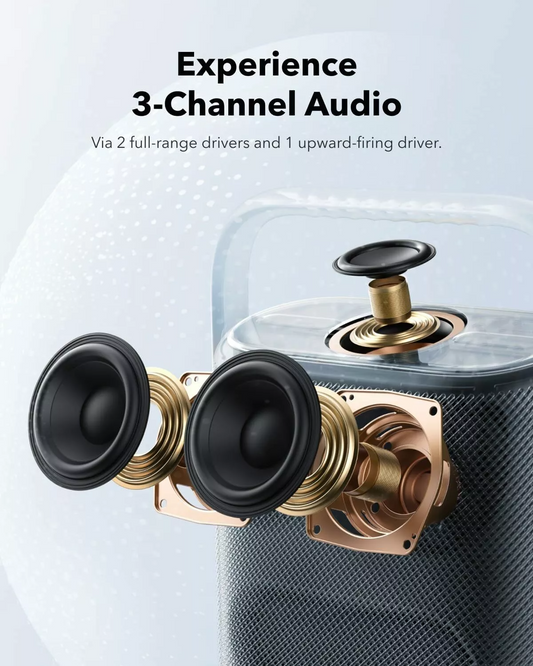 Boxa Portabila Bluetooth Anker SoundCore Motion X500, 40W, Waterproof, Neagra, Resigilata A3131011