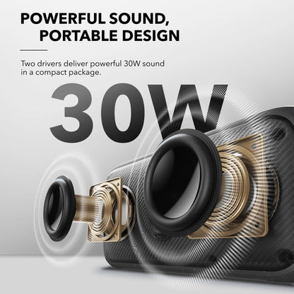 Boxa Portabila Bluetooth Anker SoundCore Motion 300, 30W, TWS, Waterproof, Neagra A3135011