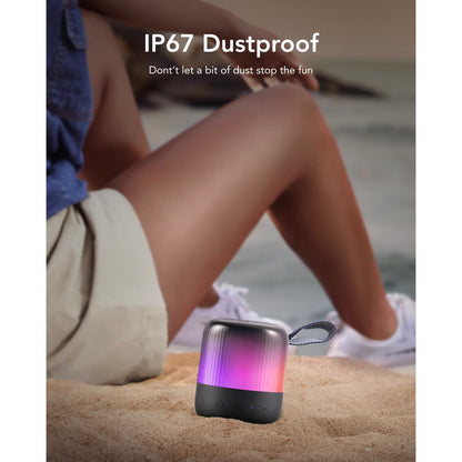 Boxa Portabila Bluetooth Anker SoundCore Glow Mini, 8W, RGB, Waterproof, Neagra A3136G11
