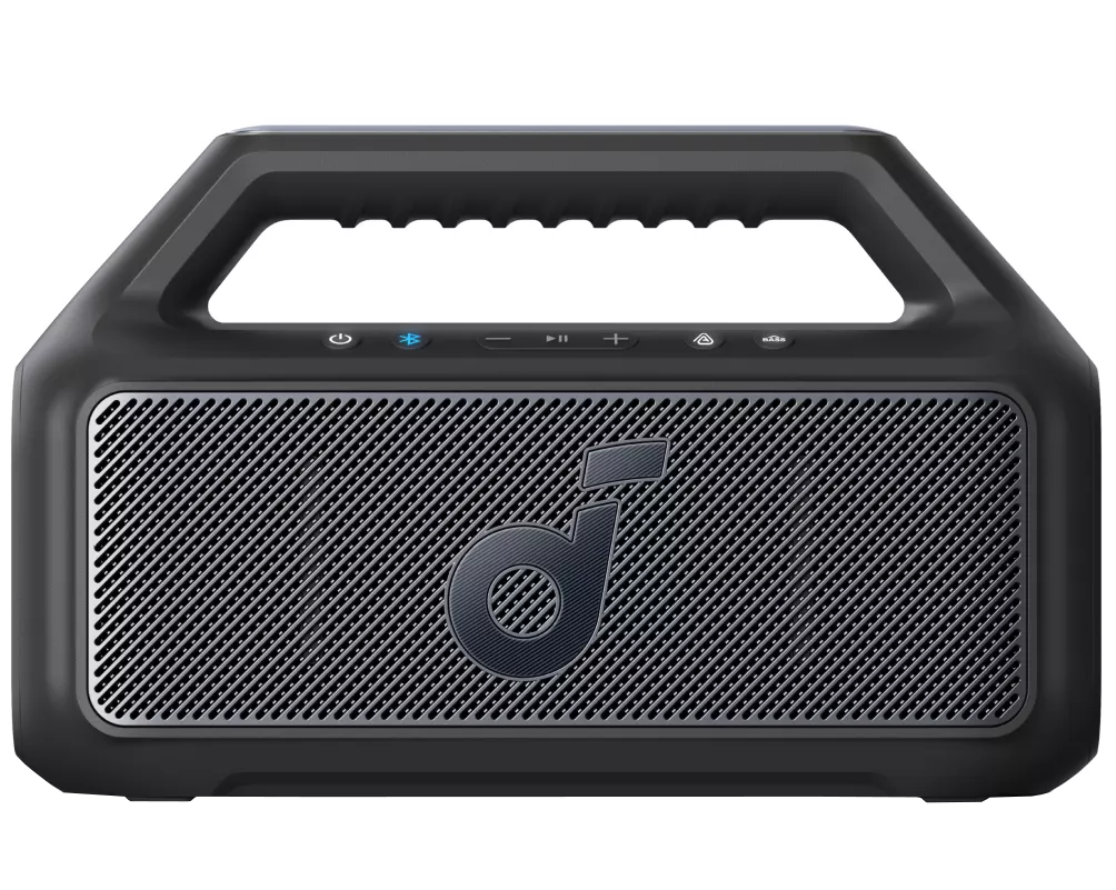 Boxa Portabila Bluetooth Anker SoundCore Boom 2 New Version, 80W, TWS, RGB, Waterproof, Neagra A3138012