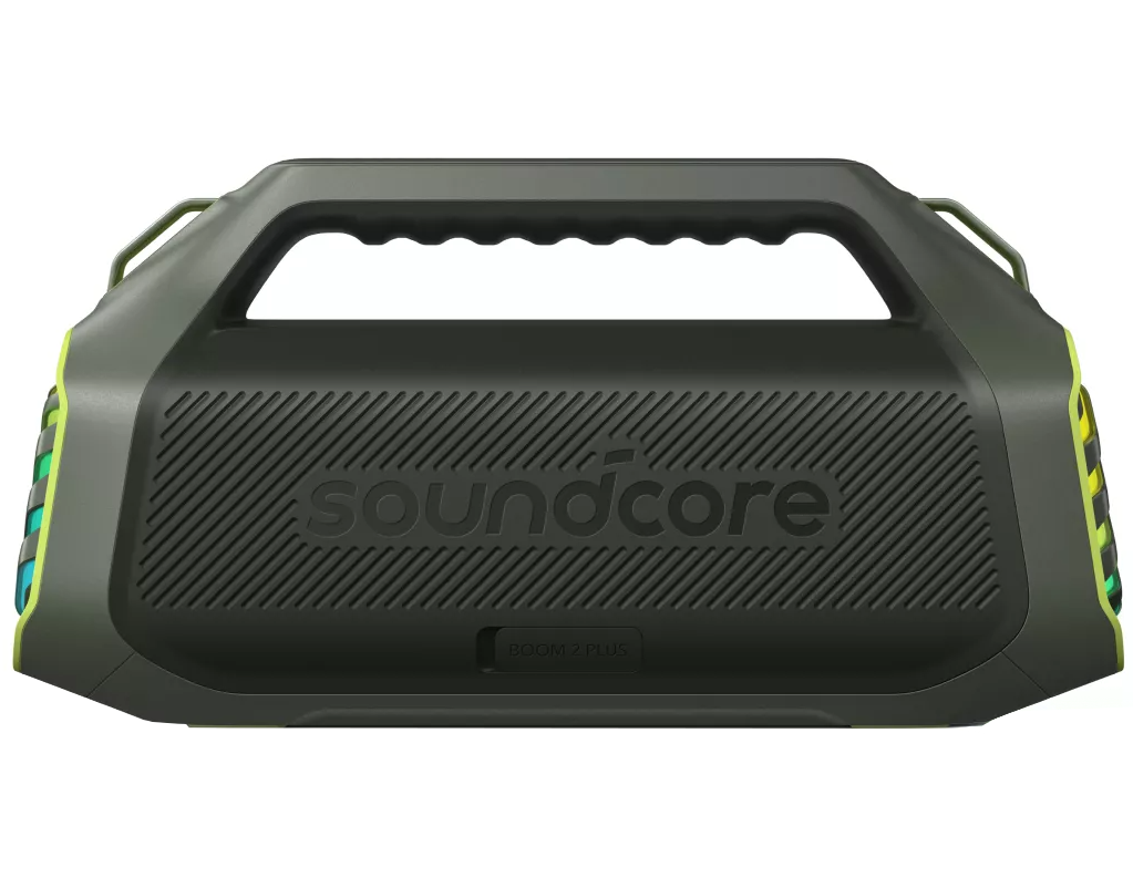 Boxa Portabila Bluetooth Anker SoundCore Boom 2 Plus New Version, 140W, TWS, RGB, Waterproof, Verde A3134062