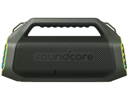 Boxa Portabila Bluetooth Anker SoundCore Boom 2 Plus New Version, 140W, TWS, RGB, Waterproof, Verde A3134062