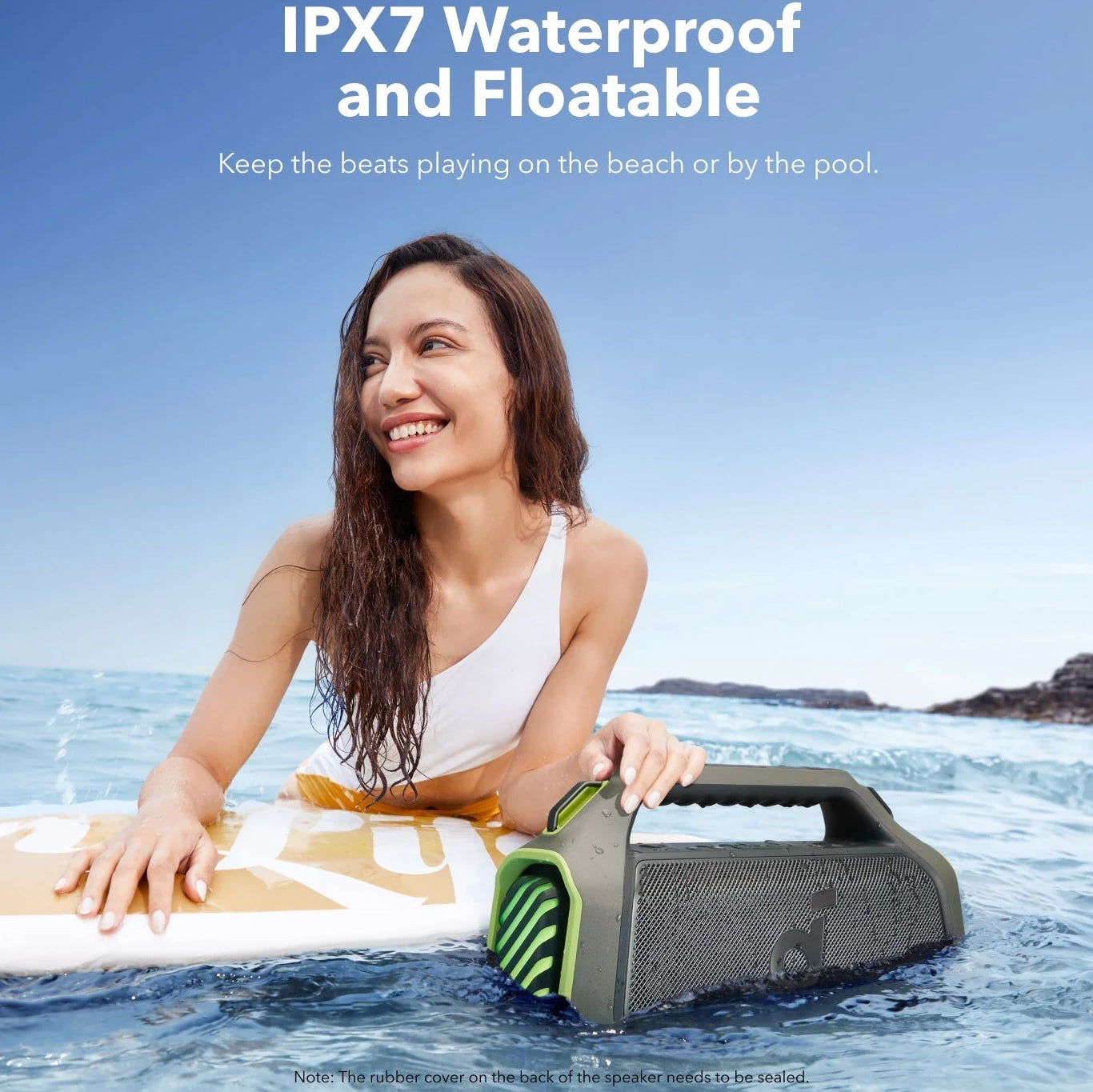 Boxa Portabila Bluetooth Anker SoundCore Boom 2 Plus, 140W, TWS, RGB, Waterproof, Verde A3134061