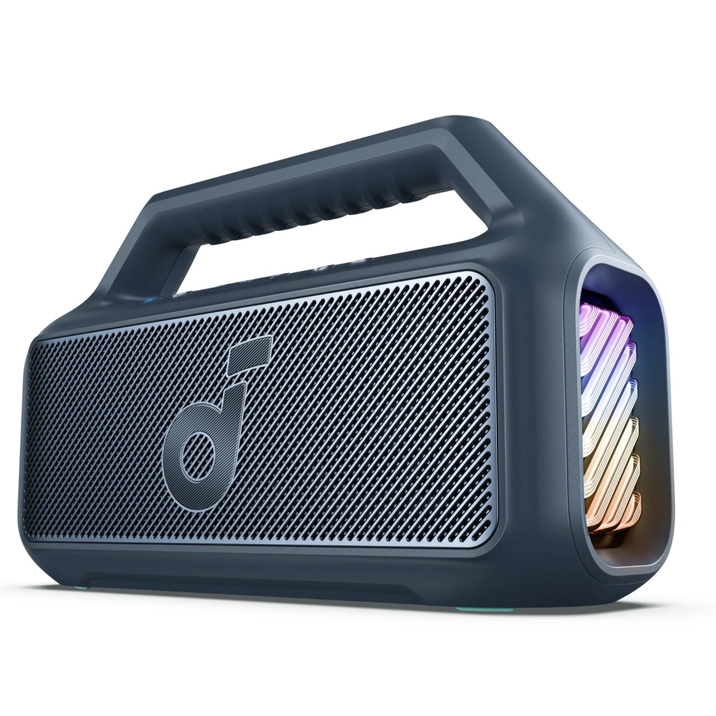 Boxa Portabila Bluetooth Anker SoundCore Boom 2, 80W, TWS, RGB, Waterproof, Albastra A3138031