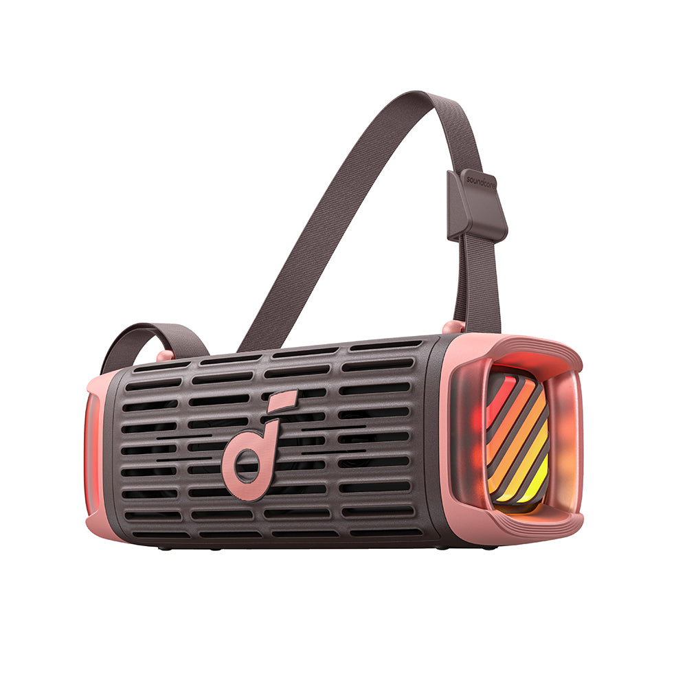 Boxa Portabila Bluetooth Anker SoundCore Boom 3i, 50W, RGB, Waterproof, Maro Roz D5100080