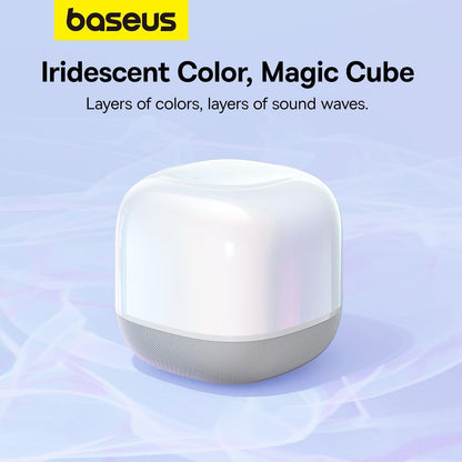 Boxa Portabila Bluetooth Baseus AeQur V2, Alba