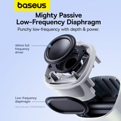 Boxa Portabila Bluetooth Baseus AeQur V2, Alba