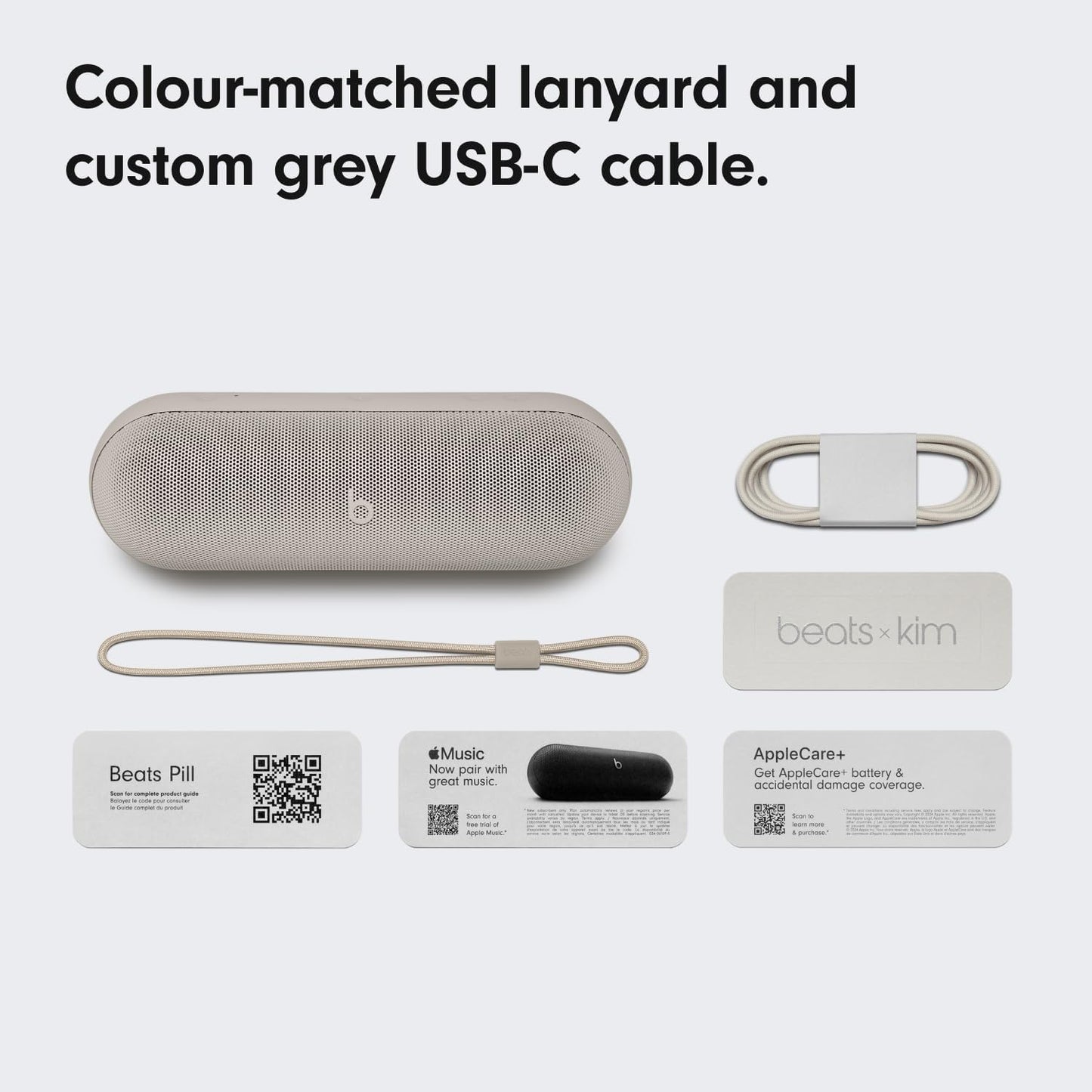 Boxa Portabila Bluetooth Beats Pill Kim Kardashian Edition, Gri MAX24ZM/A
