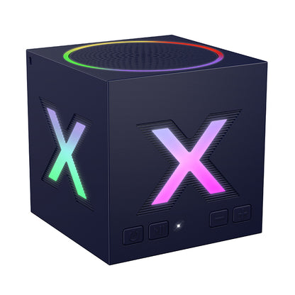 Boxa Portabila Bluetooth Borofone BR101 Rubik, 5W, TWS, RGB, Albastra