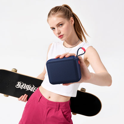 Boxa Portabila Bluetooth Borofone BR106 Felicitous, 8W, TWS, RGB, Bleumarin