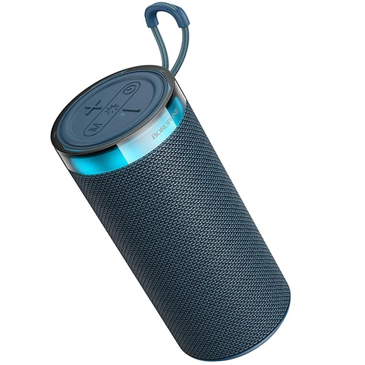 Boxa Portabila Bluetooth Borofone BR105 Loud, 10W, TWS, RGB, Bleumarin