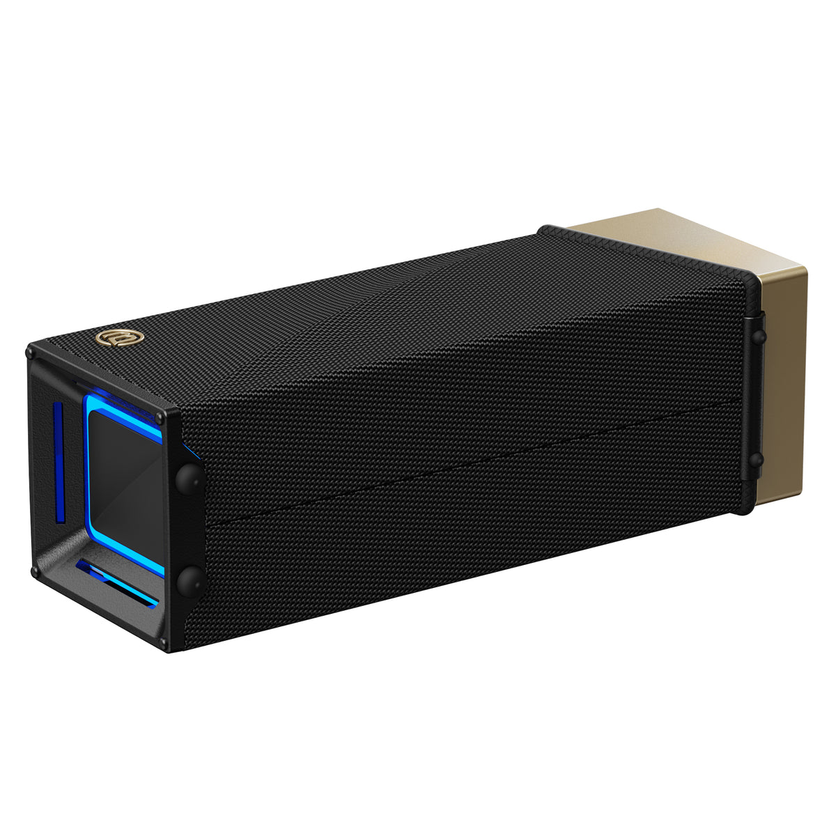 Boxa Portabila Bluetooth Bugani Brief TT, 60W, RGB, Waterproof, Neagra Aurie