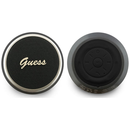Boxa Portabila Bluetooth Guess Script Metal Logo, 5W, TWS, Neagra