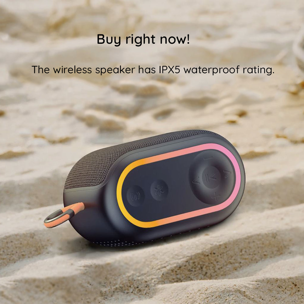 Boxa Portabila Bluetooth HAVIT SK809BT, 7W, RGB, Waterproof, Mov