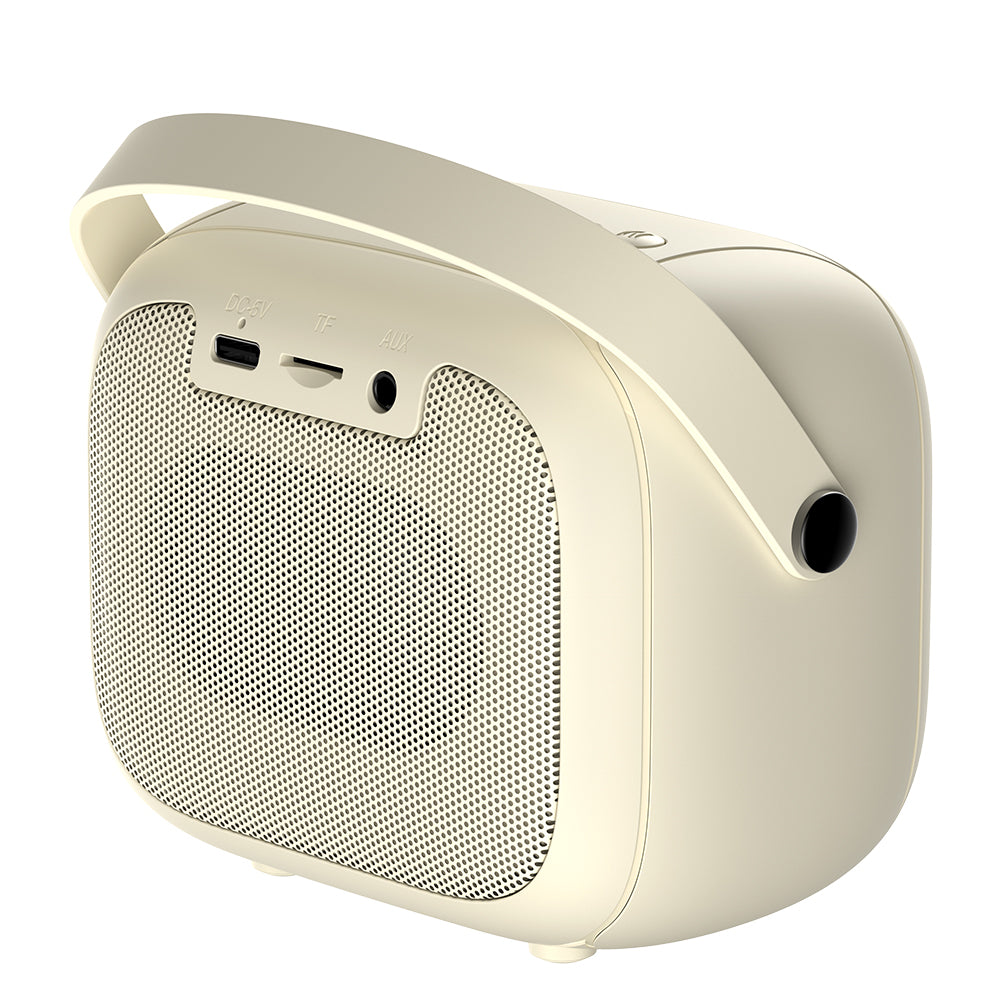 Boxa Portabila Bluetooth HAVIT SK818BT Karaoke, 5W, RGB, Waterproof, Bej