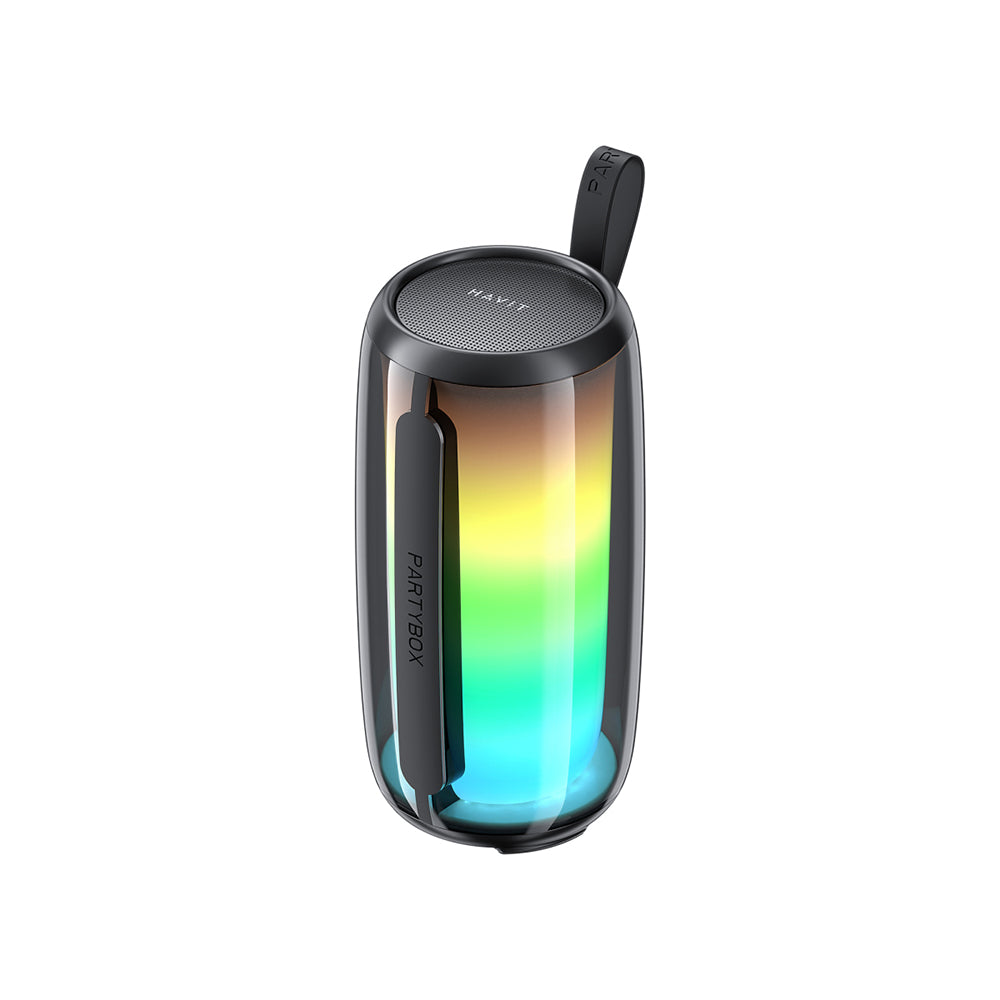 Boxa Portabila Bluetooth HAVIT SK879BT, 8W, RGB, Waterproof, Neagra