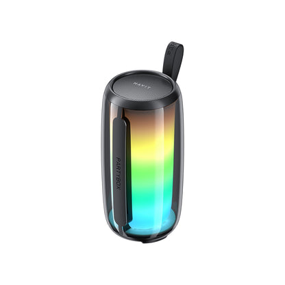 Boxa Portabila Bluetooth HAVIT SK879BT, 8W, RGB, Waterproof, Neagra