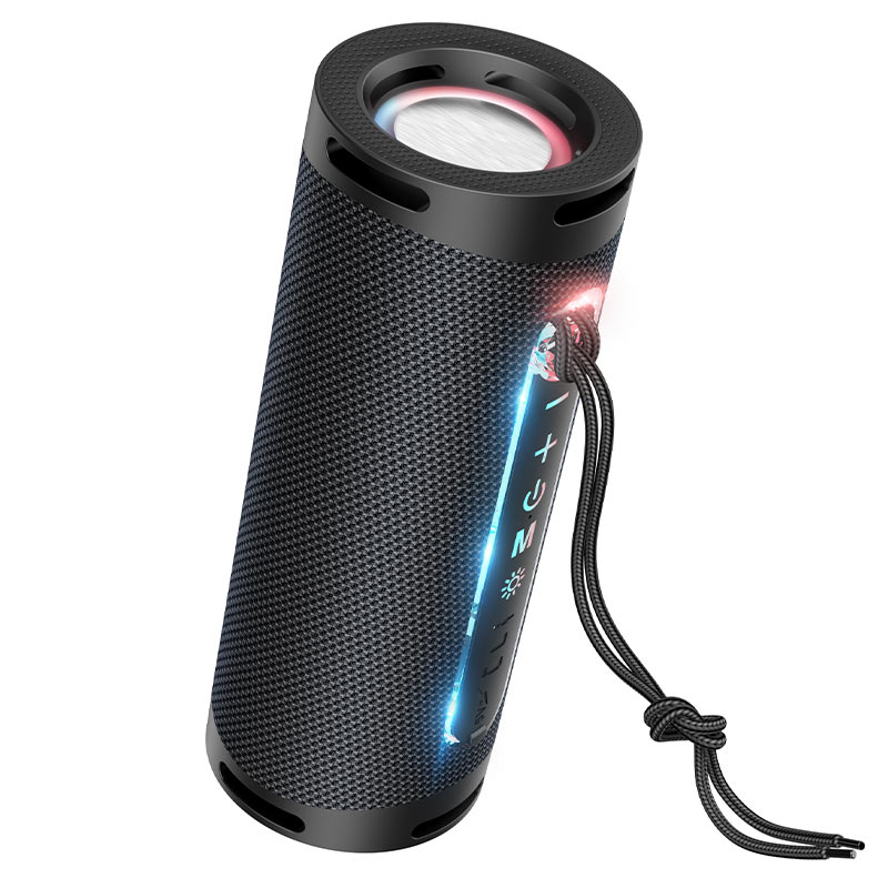 Boxa Portabila Bluetooth HOCO HC9 Dazzling Pulse Sports,10W, TWS, RGB, Neagra