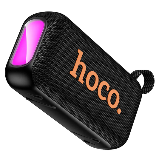 Boxa Portabila Bluetooth HOCO HC32, 2 x 10W, TWS, RGB, Neagra