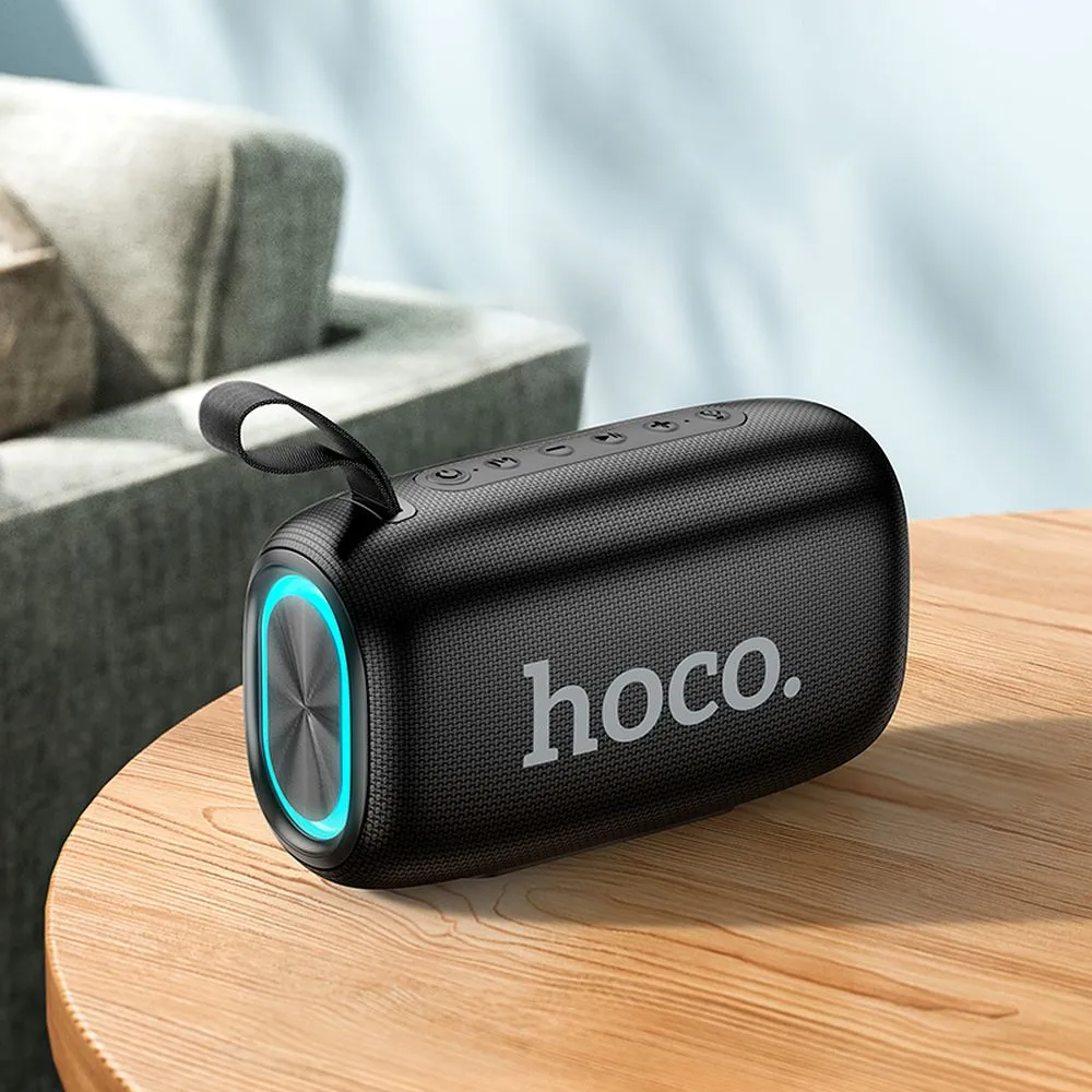 Boxa Portabila Bluetooth HOCO HC25, 2 x 10W, TWS, Neagra