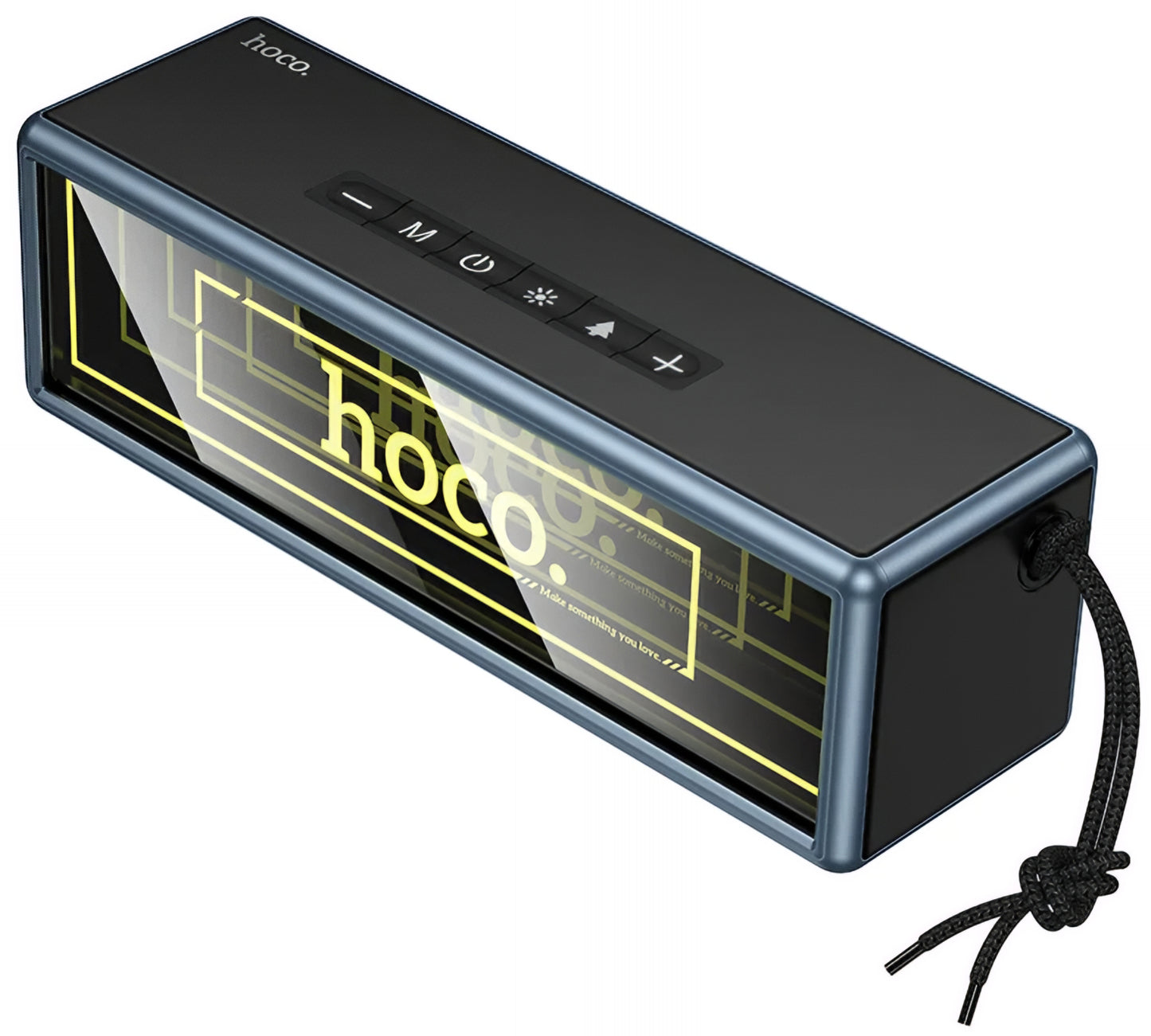Boxa Portabila Bluetooth HOCO HC40, 2 x 10W, TWS, RGB, Neagra
