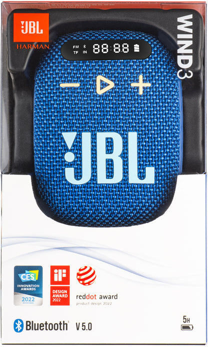Boxa Portabila Bluetooth JBL Wind 3, 5W, Waterproof, Albastra JBLWIND3BLU