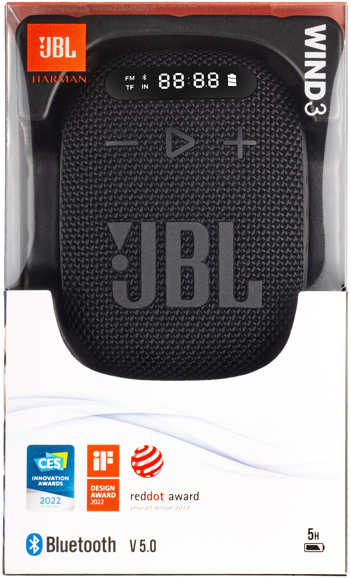Boxa Portabila Bluetooth JBL Wind 3, 5W, Waterproof, Neagra JBLWIND3