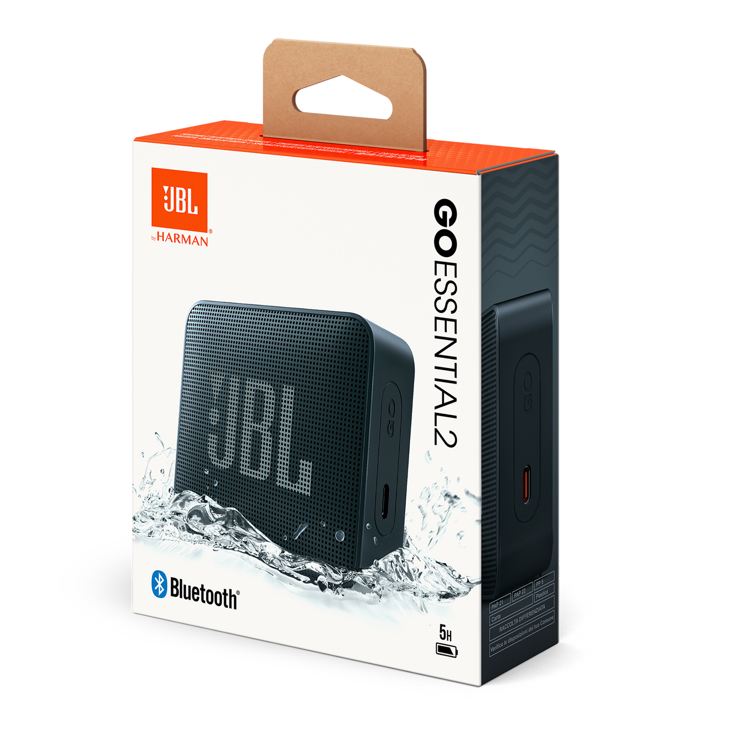 Boxa Portabila Bluetooth JBL Go Essential 2, 3.1W, Pro Sound, Waterproof, Neagra JBLGOES2BLKCN