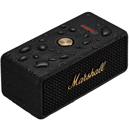 Boxa Portabila Bluetooth Marshall Emberton II, 20W, Waterproof, Neagra Aurie
