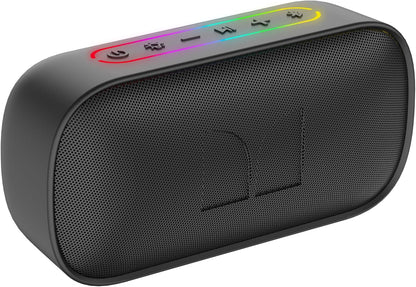 Boxa Portabila Bluetooth Monster S150, 14W, TWS, RGB, Waterproof, Neagra