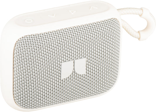 Boxa Portabila Bluetooth Monster S520, 5W, TWS, RGB, Waterproof, Crem Deschis